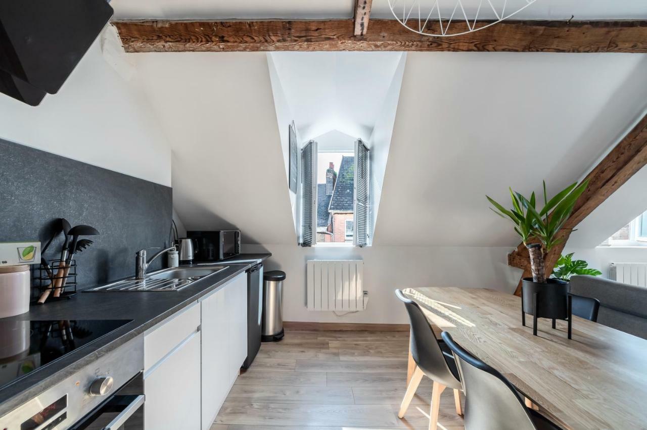 Appartement Cosy*** Centre Historique Dieppe - Rue Pietonne A 200M De La Plage Eksteriør billede